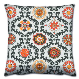 Aberto Design Cojín A14622 de Algodón y Poliéster para Hogar, 43x43 cm